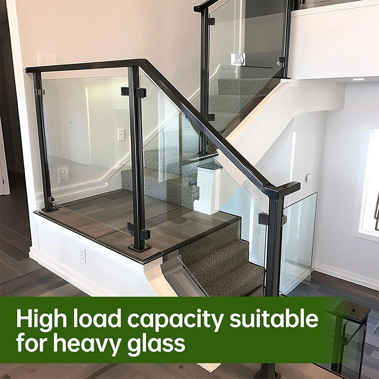 Adjustable Glass Clamp Fittings for 12mm glass 90 degree corner glass holder for corridor