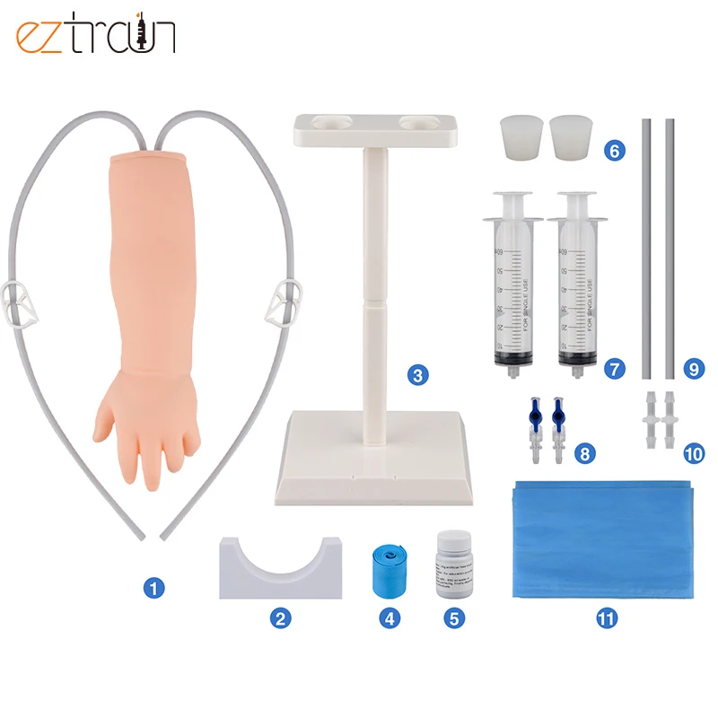 Newborn IV Arm Kit for Infant Venipuncture & Phlebotomy Training Neonatal IV Model