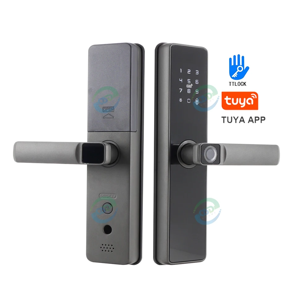 Smart Cerradura Fechadura Digit Lock RFID Card NFC Wifi Tuya TTlock Alexa Biometric Fingerprint Keyless Intelligent Door Locks