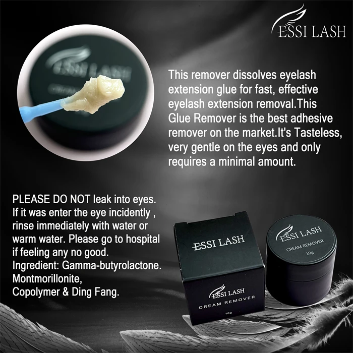 ESSI LASH Fast Dry Strong Private Label pesta as tray lashes Glue Remover Bonder Liquid 6 kit for eyelashes Extensions wholesale