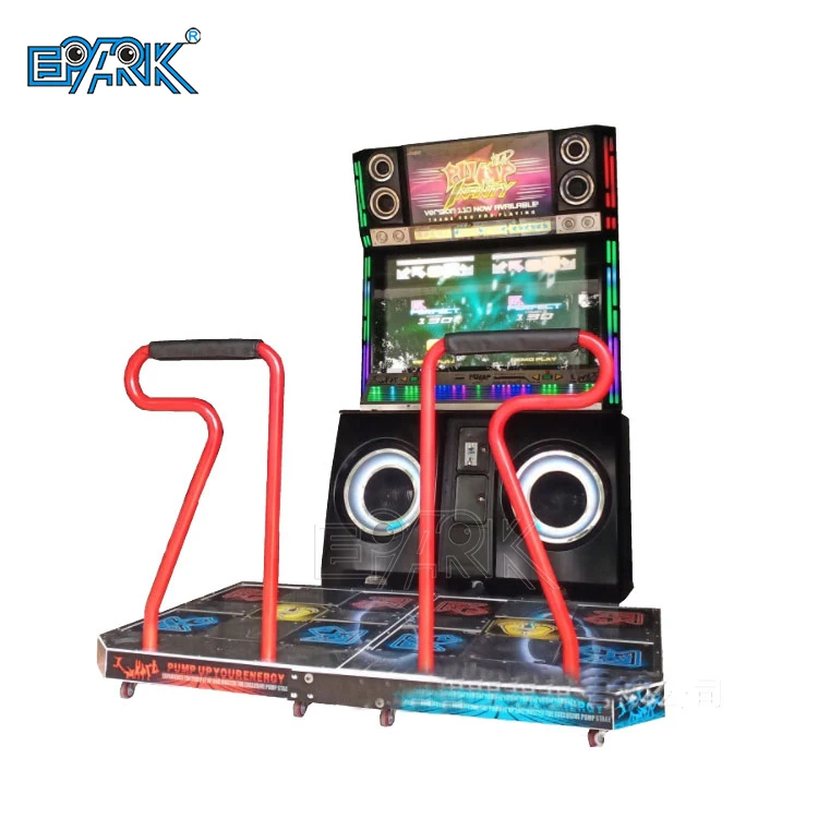 Indoor Amusement Game Center Dance Dance Revolution Music Equipment For 2 Player