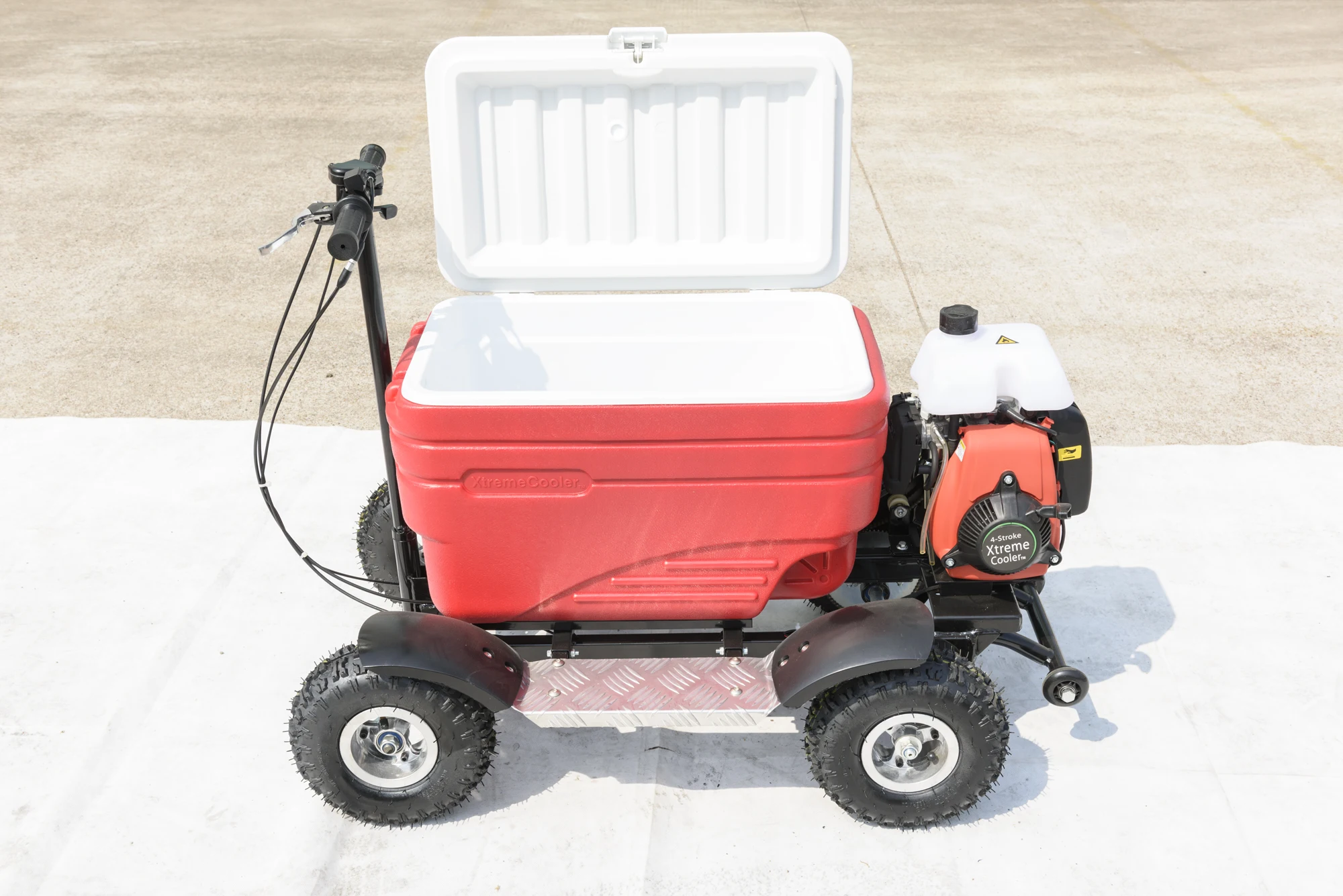 Easy Operate Camping Food Keeper Outdoor Using Gas Powerful Cooler Scooter With Box