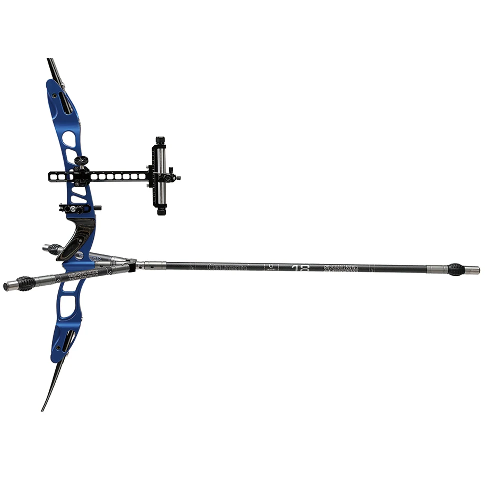 Ouliangjia Hot Sale 3K High Modulus Carbon Damper 30 inch 28 inch 26 inch Long Recurve Archery Bow stabilizer