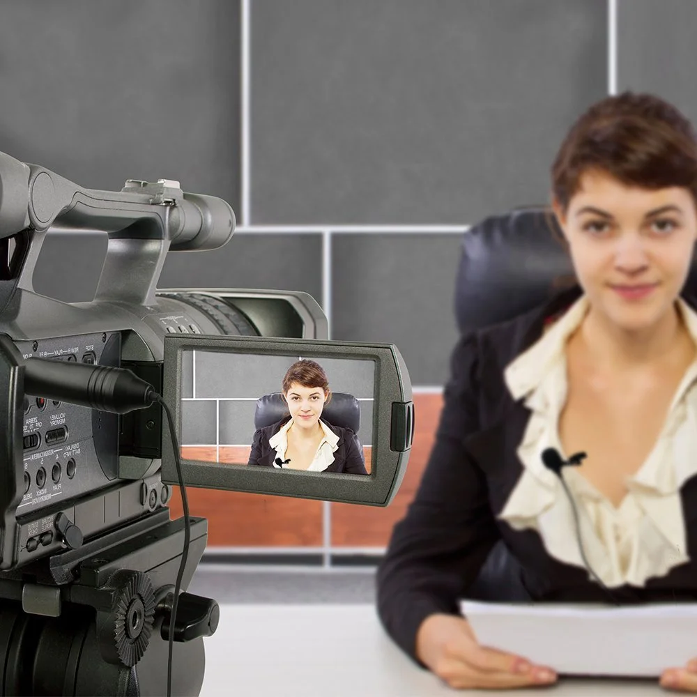 Lavalier lapel microphone 3.5mm jack for clip-on lav microphone xlr