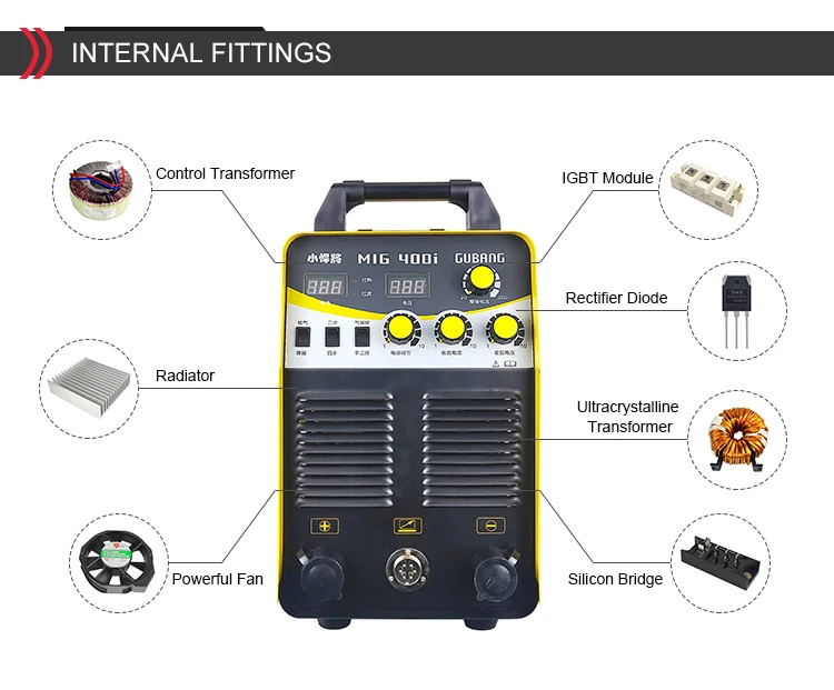 20-400A Igbt Inverter Mig Welding Machine Mag With External Wire Feeder