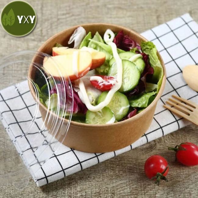 China Professional Paper Salad Bowl Manufacturer