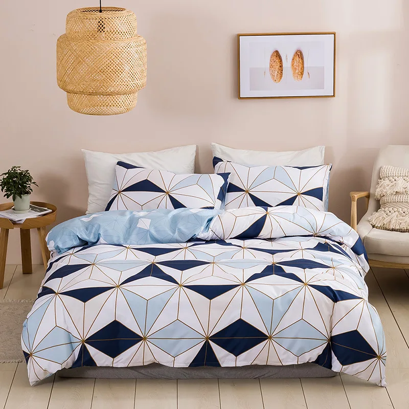 Comforter Sets with Pillowcase Bed Sheet Set Practical Factory Wholesale Customized Printed Fall Design Cheap Price 3 Pcs