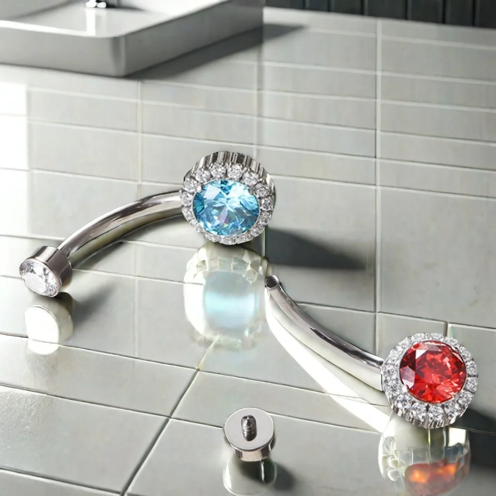 Titanium Aqua и красный подсолнух