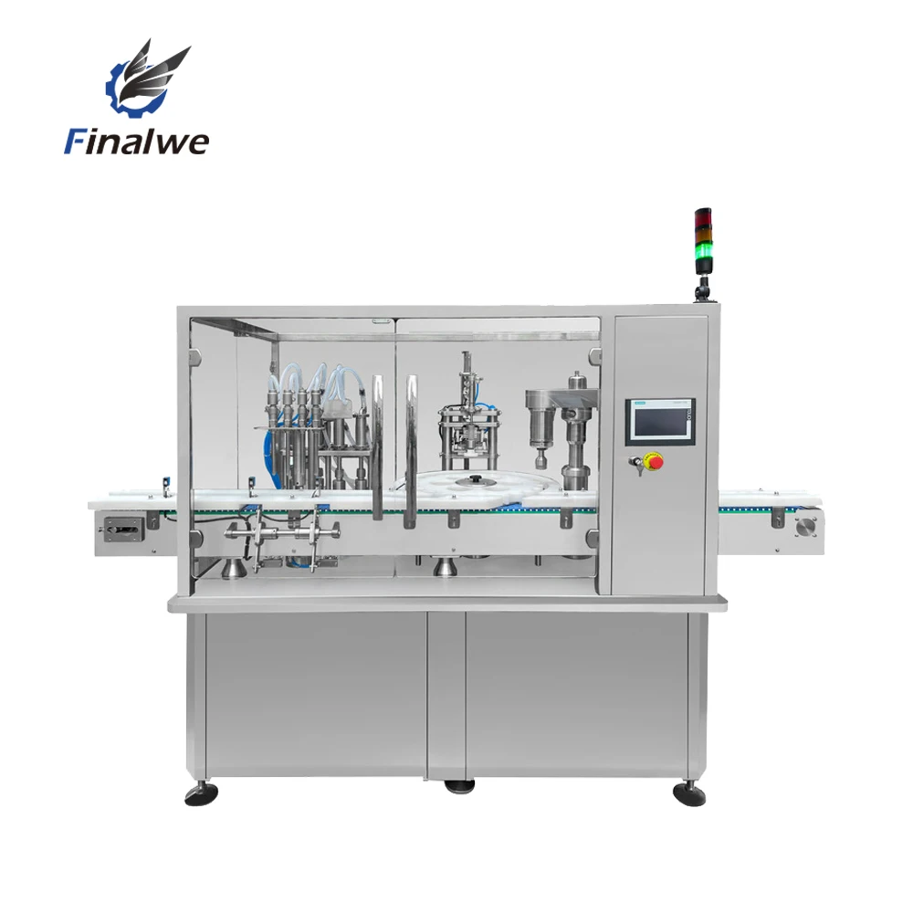 2/4/6/8/10 Heads Automatic Shampoo Body Wash And Dishwashing Liquid Filling Machine in Stock