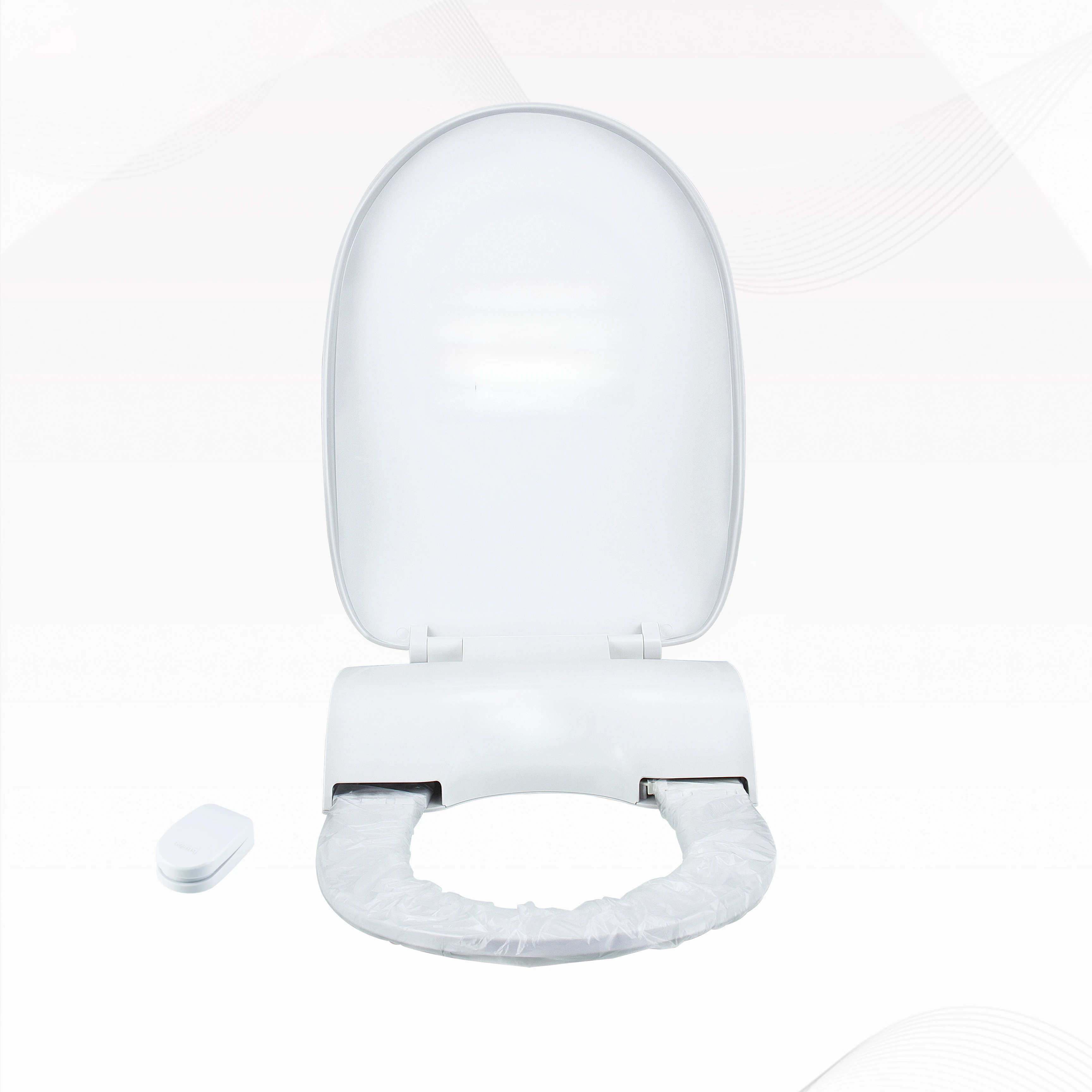 Intelligent commercial disposable sanitary extension toilet seat, automatic replacement