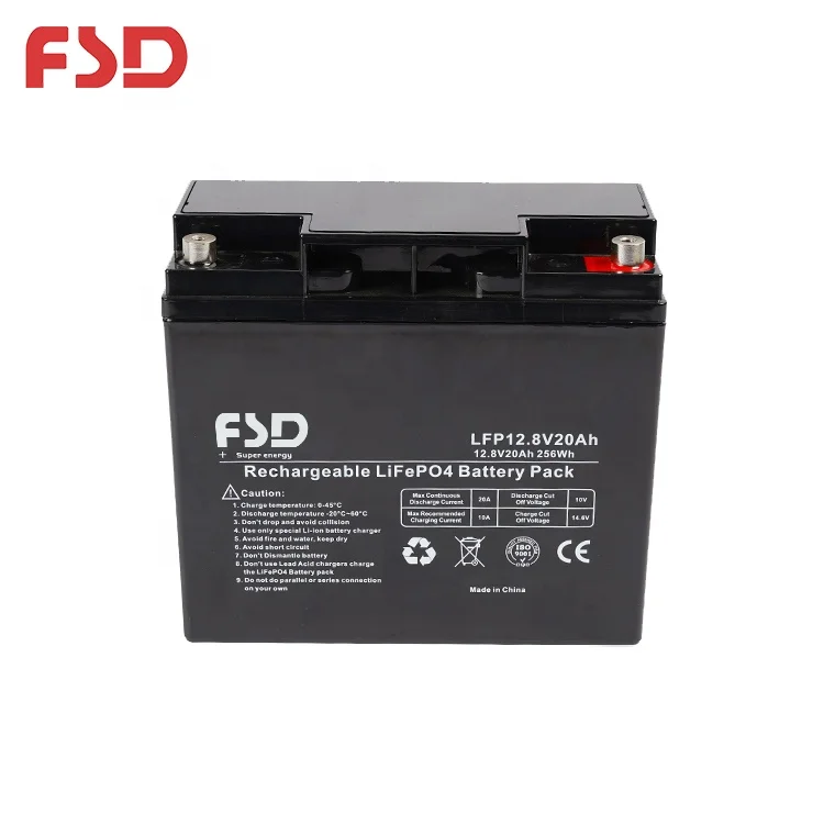 Good Quality OEM ODM Forklifts Electric Cars Boats LFP 12.8V 20Ah Lithium Ion Battery