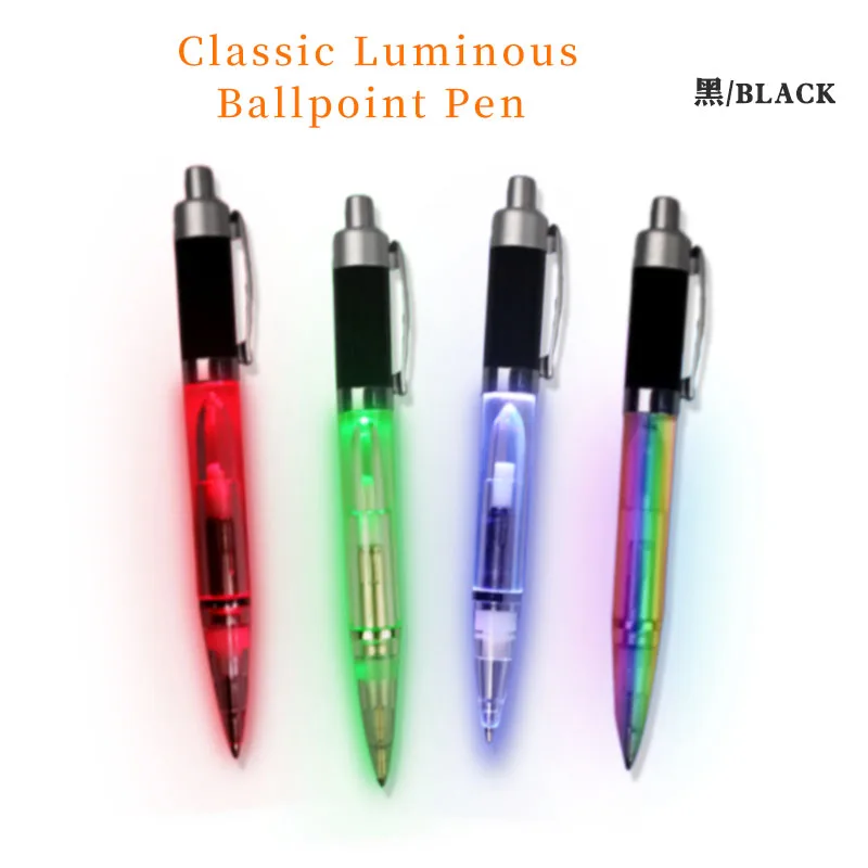 Fashion promotional pen light up ballpoint pen