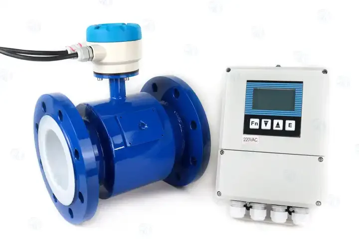 DN150mm PTFE Tantalum Electrode Electromagnetic Flowmeter Chloric Acid Wastewater Rubber Digital Magnetic Flow Meter