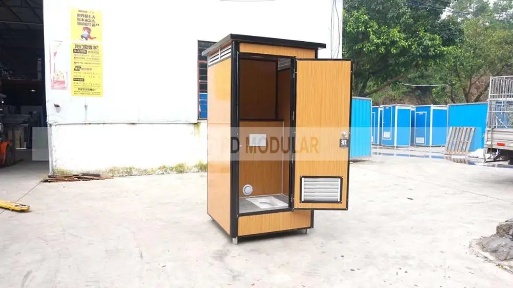 Modern modular toilet fully equipped prefabricated washroom outdoor mobile restroom trailer