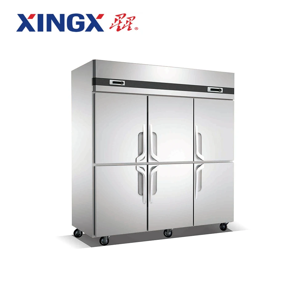 Двойной Температуры шкафа, твердая дверь холодильника и морозильники, _ QZ1.6L6-X-холодильное оборудование