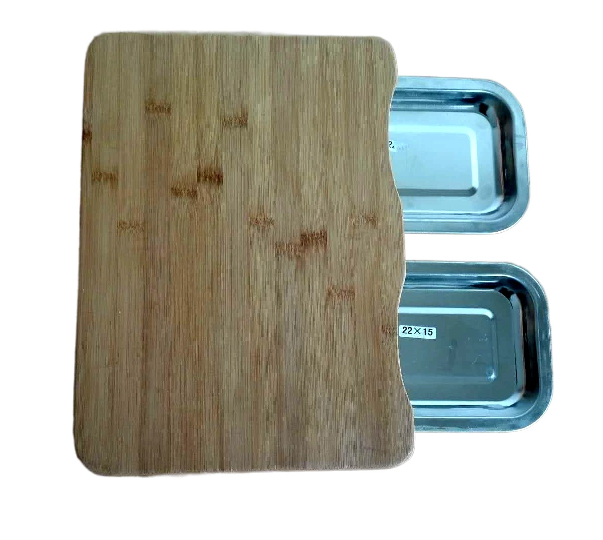NEW!  ZY-864 CHOPPING BOARD KITCHEN WITH DRAWERS, CHOPING BLOCK BAMBOO WITH DRAWERS
