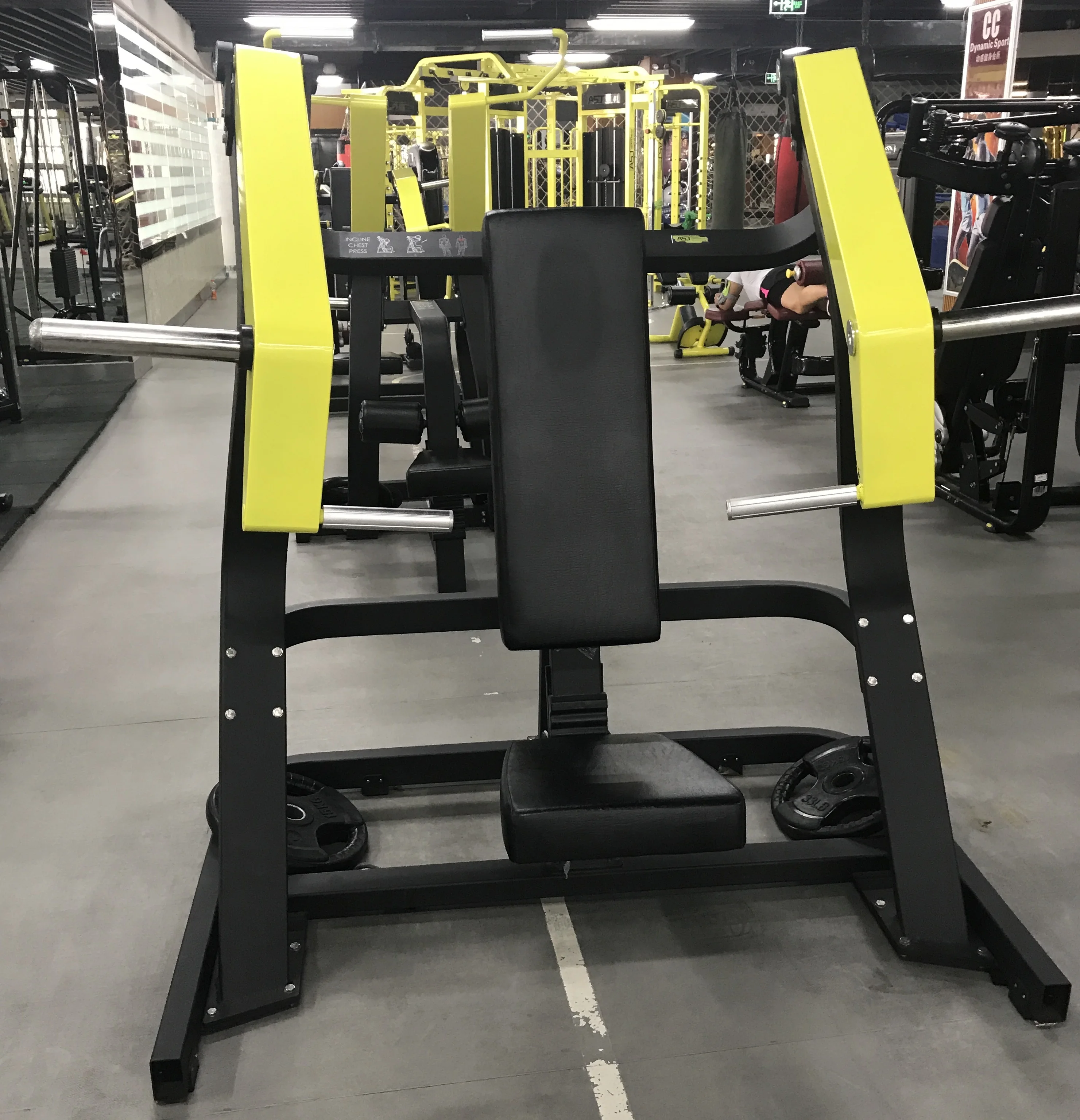 gym equipment chest press incline chest press plate loaded chest press