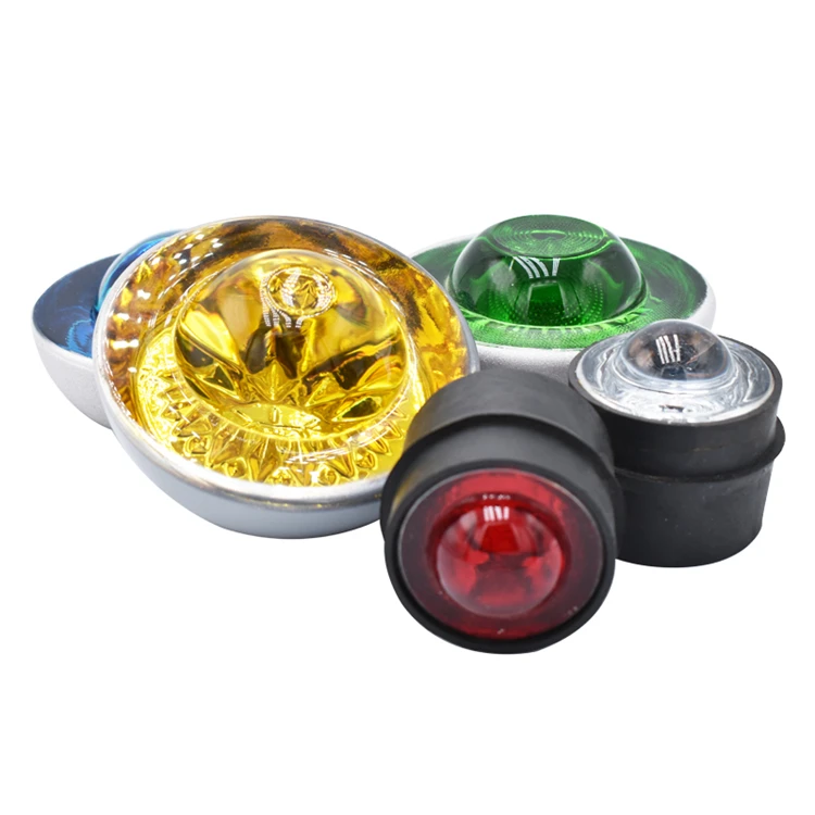 Заводская Светоотражающая маленькая дорожная шпилька из закаленного стекла Кошачий глаз 50 мм