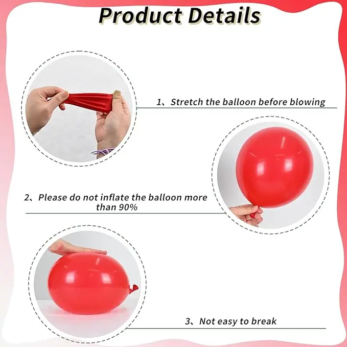 Red Blue Black Balloon Arch Garland Kit101 Pcs Matte Red Black and Royal Blue Latex Balloon for Super Spider Hero Party