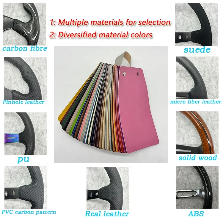 TIYPEOR 320mm 350mm customizable embroidery and logo JDM racing modified steering wheel