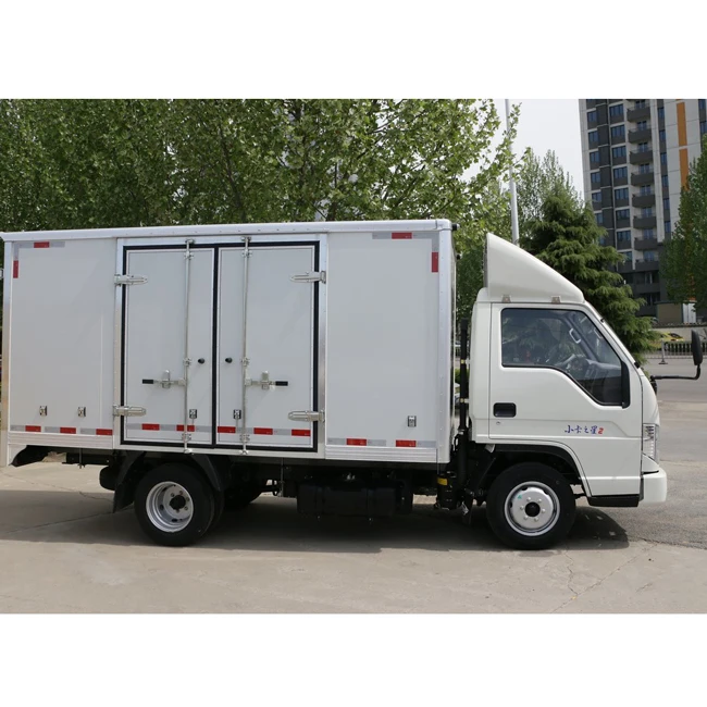 Factory Supply  4X2  FORLAND 130HP Truck Van Trucks Cargo Van Truck With 3.3Meter Cargo Boxes