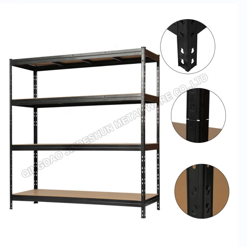 Сверхпрочный стеллаж KINDE для хранения, промышленный металлический стеллаж, полки для гаража, для работы и офиса, 180x150x60 см