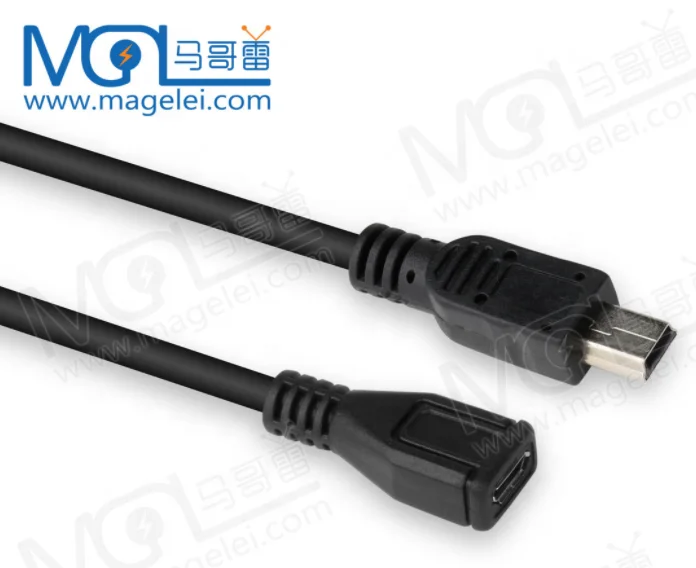 2021 высококачественный кабель передачи данных Usb 2 0 Mini Male к Micro Female V3/V8 BM/Micro BF