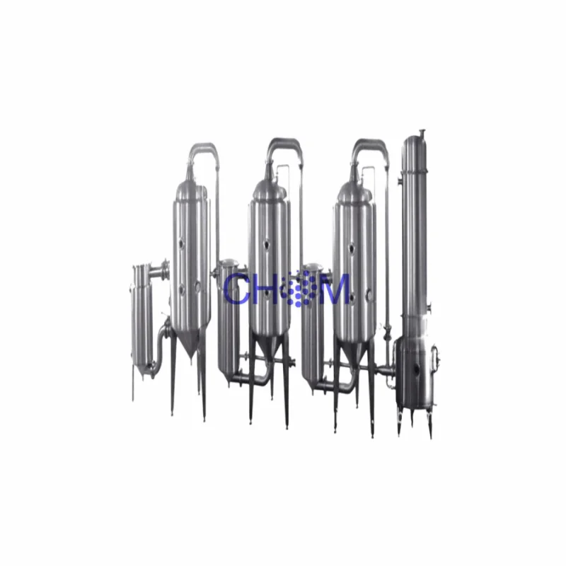 1 ton 3 ton 5 ton single-effect double-effect electric heating 304 stainless steel MVR evaporator