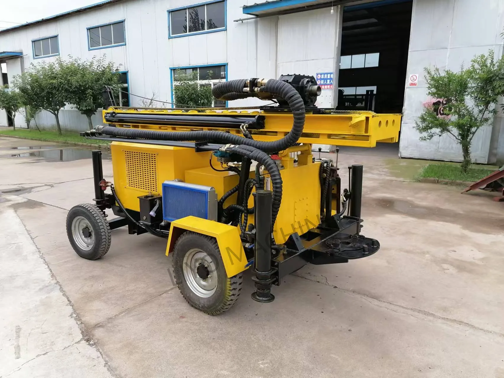 Used 100m 200m 300m Borehole Drill Rig Small Mini Deep Water Bore Hole Well Forage Boring Machine