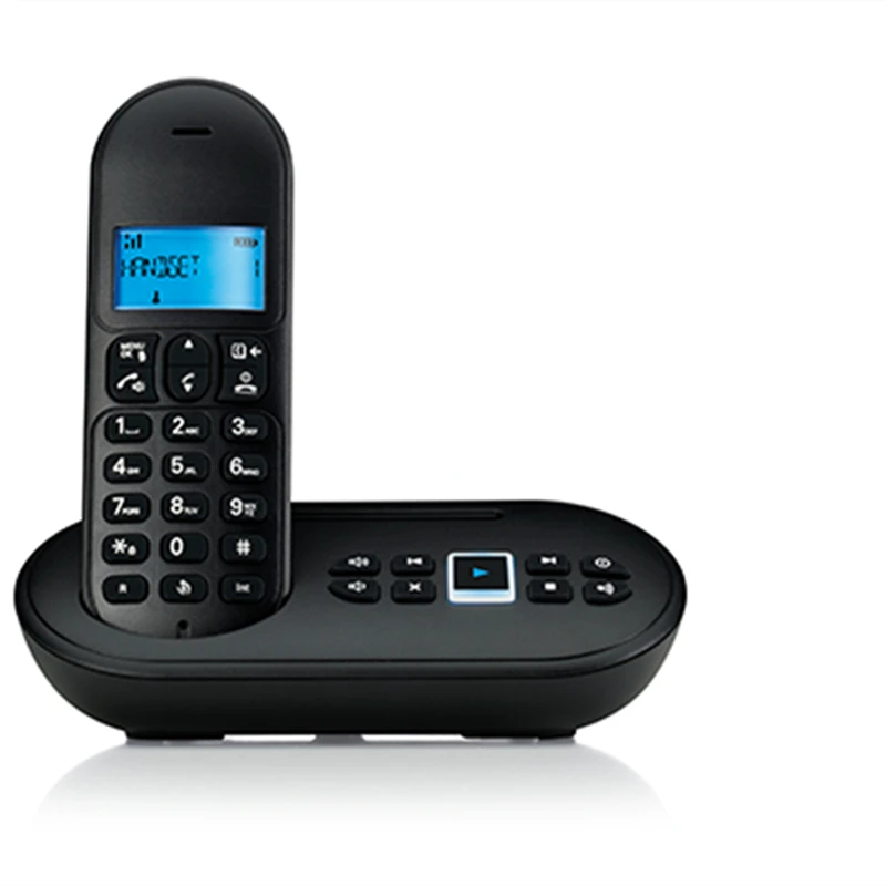 Cordless Phone Pstn Line Type Wireless 25 Last Dialled Numbers List With 10 Ringing Tones For Selection DECT 6.0 Telephone