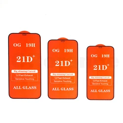 Glass Tempered Phone Redmi 8 Mobile Full Glue Professional Note 13 9D Hot 9H Protect 12 21D Screen Protector For Iphone