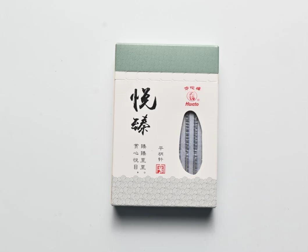 Sterile Acupuncture Needles Disposable Acupuncture Needles Yuezhen Flat Handle Needles