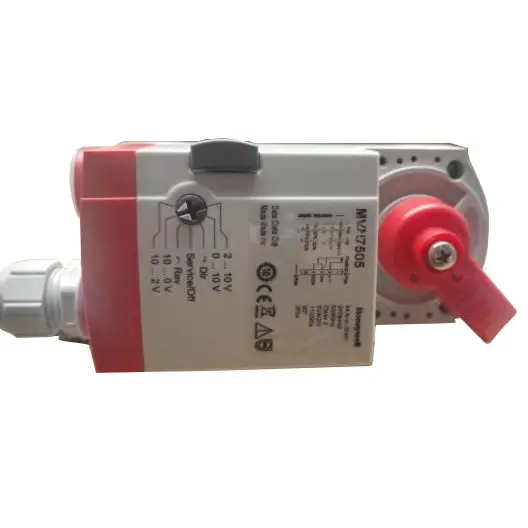 Привод Honeywell MVN7505 серии 24Vac/dc 50/60Hz 5VA 5Nm для шарового клапана из ПВХ, Электрический двухсторонний клапан, центральный нагрев