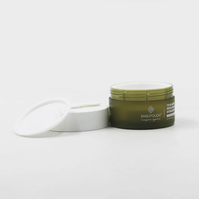 50g Hydrating Gel Jar With Magnet spoon PP cosmetic Container plastic Jars 50ml For face cream With Screw Top Lid