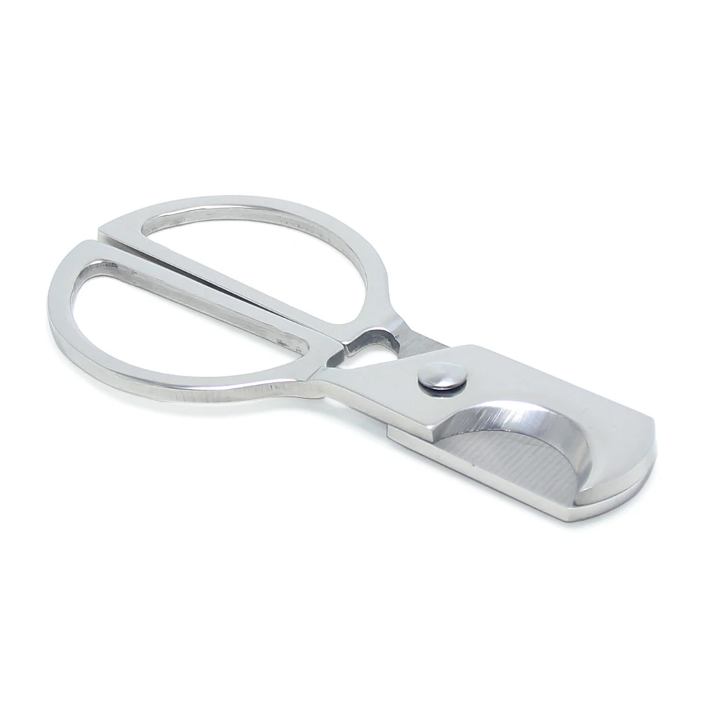 Portable Stainless Steel Pocket Double Blade Cigar Cutter Knife Scissors High Quality Smoking Accessories Cigar Scissors