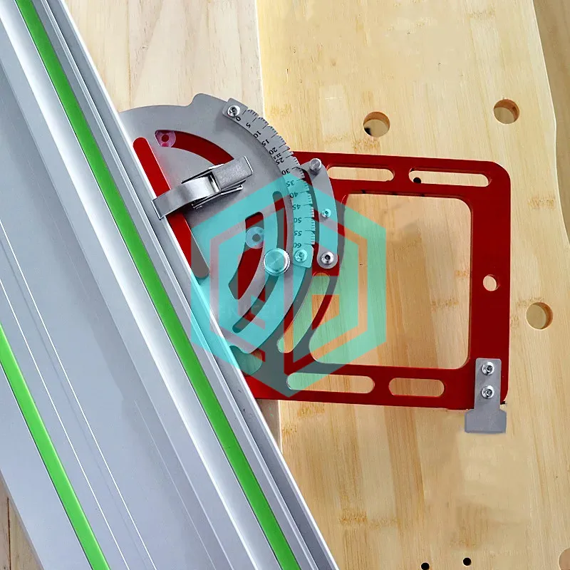 Woodworking Adjustable Angle Guide Rail Clamp for Electric Circular Saw Engraving Machine Angle Cutting Board Auxiliary Tool