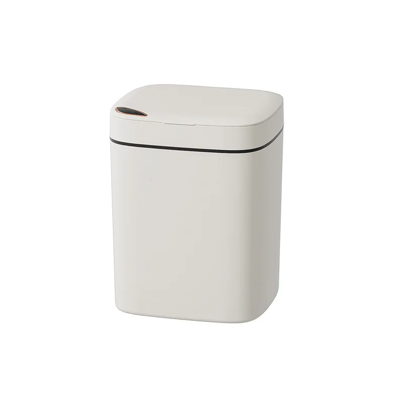 Household light luxury smart garbage can high appearance level kitchen toilet automatic sensing trash can