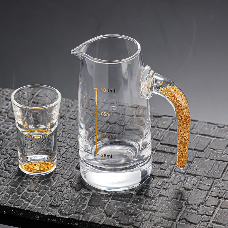 High quality 100ml Transparent Shot Glass Cup Customized Hot Selling Drinking Glassware Shot Glass