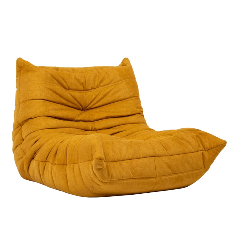 Hot Sale Togo Sofa Velvet Fabric High Density Sponge Lazy Living Room Sofa