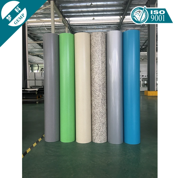 
2021 Wholesale China Trendy Hospital Roll PVC Vinyl Homogeneous Flooring 