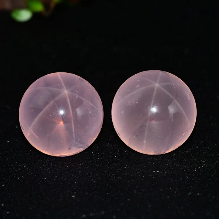 Wholesale Price High Quality Natural Rose Quartz Star Sphere Ball For Healing