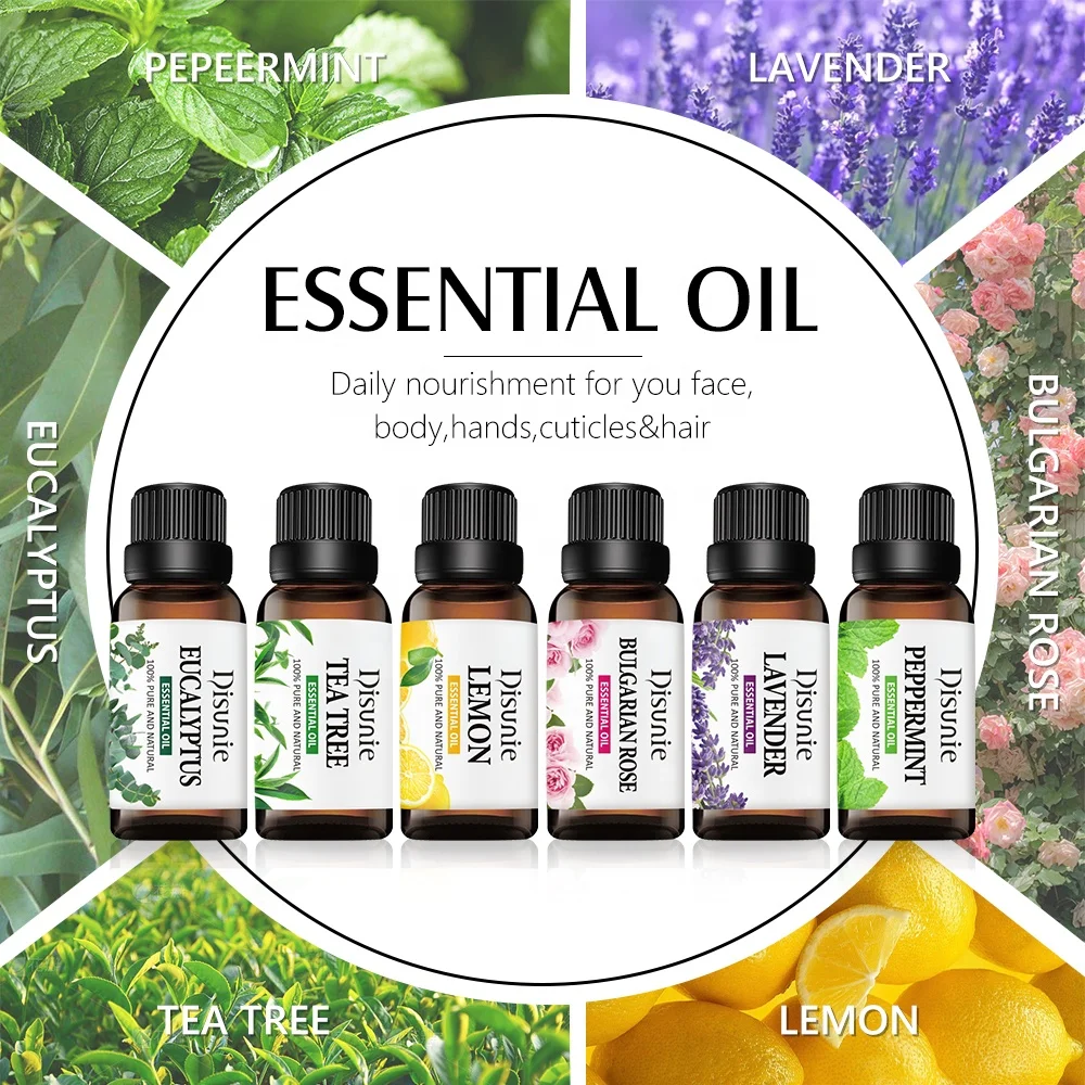 Eucalyptus pure massage essential oil natural oil extract diffuser skin care humidifier and perfume
