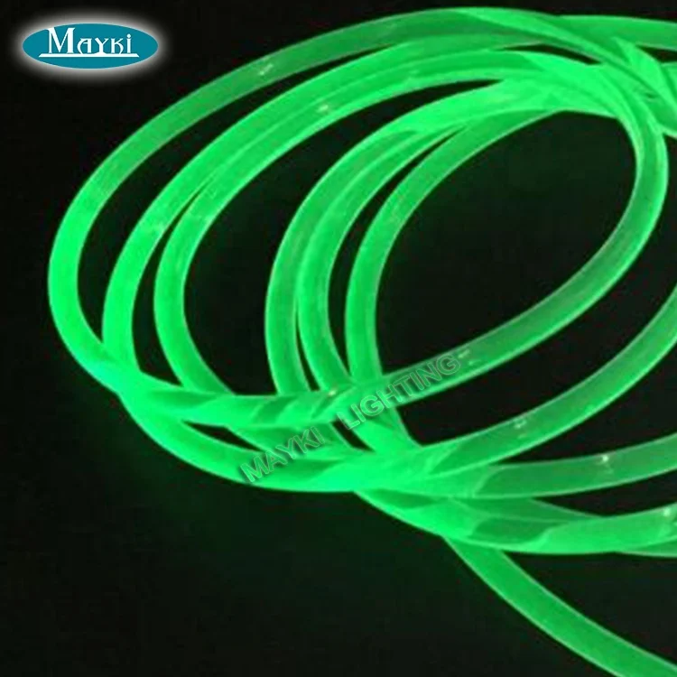 1.5mm to 14mm side spot glow fiber optic light cable for pool car indoor using