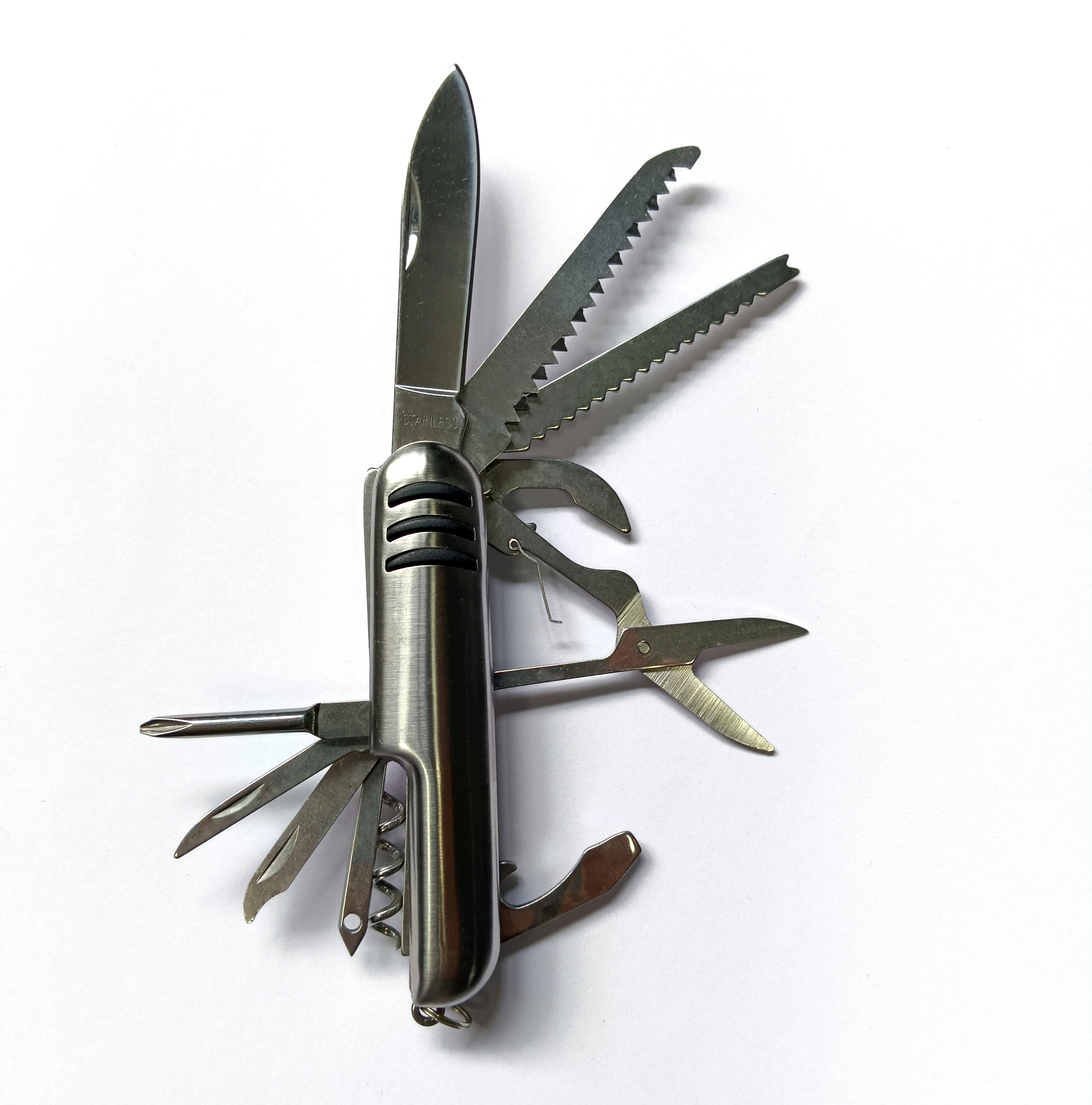 11 in 1 Stainless Steel Multifunctional Knife Multi-Tools Folding Pocket Knife Swiss Knife For Outdoor Camping