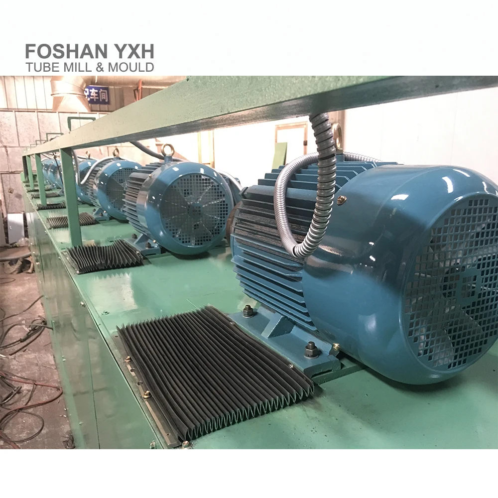 10 Wheel Head SS /Carbon Steel Round Pipe Polishing Machine