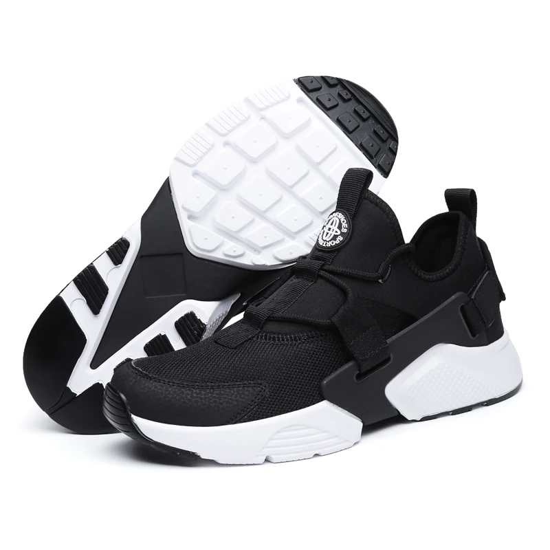 Мужские и женские спортивные кроссовки, однотонные, белые, черные, большие размеры