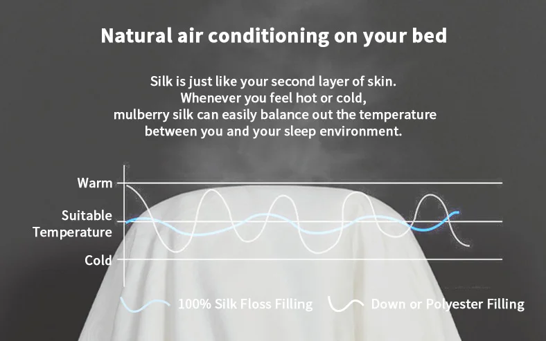 New Arrival Best Price Luxury 100% Pure Mulberry Silk Duvet Super Soft Silk Quit Duvet Hotel Home Use