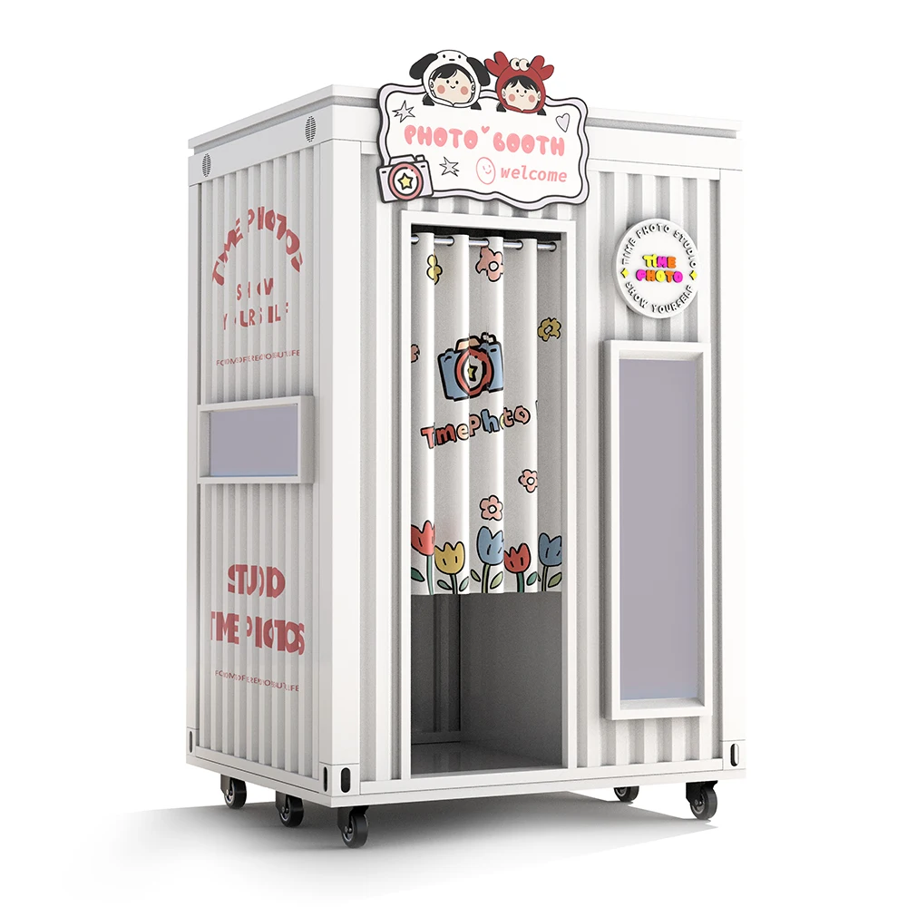 Decoration Self Service Photo Booth Vending Machine Digital Camera Props Selfie photo boot