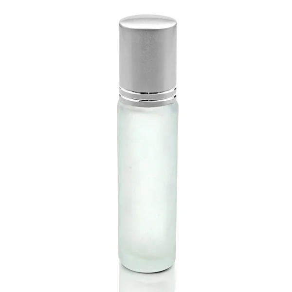 10ml Clear Glass Roller Bottles Glass Perfume Bottle with Glass Roller ball For Essential Oil
