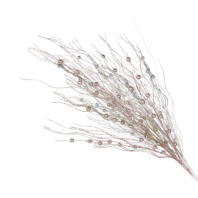 H21987 Outdoor Christmas Decorations Centerpieces Natural White Birch Stem Twig Spray Branches